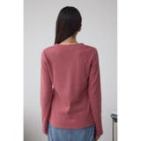 シアーネックリブトップス | AZUL BY MOUSSY | 詳細画像26 