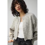 ミックスジップアップカーディガン | AZUL BY MOUSSY | 詳細画像1