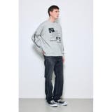 袖ロゴ長袖Tシャツ | AZUL BY MOUSSY | 詳細画像30