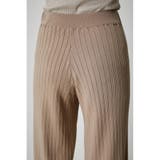 BASIC KNIT RIB PANTS | AZUL BY MOUSSY | 詳細画像19 