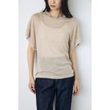ドレープフレンチスリーブTシャツ | AZUL BY MOUSSY | 詳細画像18