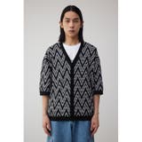 ジグザクパターン半袖カーディガン | AZUL BY MOUSSY | 詳細画像4