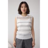 シアークロシェニットタンクトップ | AZUL BY MOUSSY | 詳細画像5