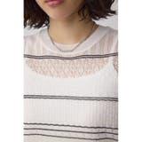 シアークロシェニットタンクトップ | AZUL BY MOUSSY | 詳細画像8