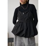 BLK | フロントジップバルーンキャミ | AZUL BY MOUSSY