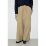 BEG | ベーシックタックワイドパンツ | AZUL BY MOUSSY