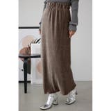 M/BRN7 | ベロアナロースカート | AZUL BY MOUSSY