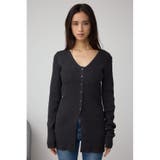 Vネックリブニットカーディガン | AZUL BY MOUSSY | 詳細画像5 