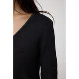 Vネックリブニットカーディガン | AZUL BY MOUSSY | 詳細画像9 