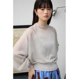 ボリュームスリーブシアーニット | AZUL BY MOUSSY | 詳細画像41