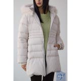 VENUS フードファーベルト付ミドルダウンコート | AZUL BY MOUSSY | 詳細画像1