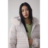 VENUS フードファーベルト付ミドルダウンコート | AZUL BY MOUSSY | 詳細画像2