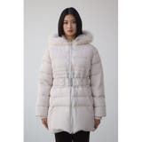 VENUS フードファーベルト付ミドルダウンコート | AZUL BY MOUSSY | 詳細画像5