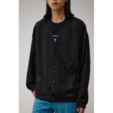 BLK | ジオメトリックシアーカットカーディガン | AZUL BY MOUSSY