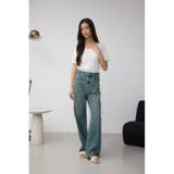 AZUL DENIM ハイウエストワイドデニム | AZUL BY MOUSSY | 詳細画像25