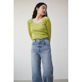 IRREGULAR NECK LAYERED TOPS | AZUL BY MOUSSY | 詳細画像23 