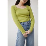 IRREGULAR NECK LAYERED TOPS | AZUL BY MOUSSY | 詳細画像21 