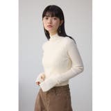 サムホールリブニットトップス | AZUL BY MOUSSY | 詳細画像3