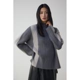 バイカラーハイネックニットトップス | AZUL BY MOUSSY | 詳細画像14 