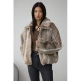 ジップアップファーコート | AZUL BY MOUSSY | 詳細画像17