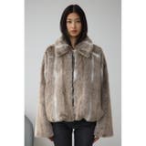 ジップアップファーコート | AZUL BY MOUSSY | 詳細画像19