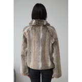 ジップアップファーコート | AZUL BY MOUSSY | 詳細画像21