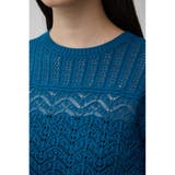 レース半袖ニットトップス | AZUL BY MOUSSY | 詳細画像27