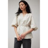 RELATECH GATHER BLOUSE | AZUL BY MOUSSY | 詳細画像2 