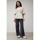 RELATECH GATHER BLOUSE | AZUL BY MOUSSY | 詳細画像4 