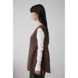 Vネックスエードギャザーベスト | AZUL BY MOUSSY | 詳細画像15