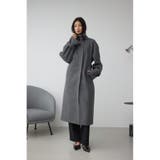 B-HEAT スタンドカラージップロングコート | AZUL BY MOUSSY | 詳細画像21 