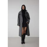 T.GRY | B-HEAT スタンドカラージップロングコート | AZUL BY MOUSSY