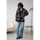 モールジャガードカーディガン | AZUL BY MOUSSY | 詳細画像1