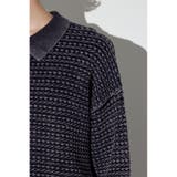 ヴィンテージウォッシュニットポロ | AZUL BY MOUSSY | 詳細画像9