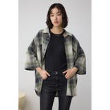 柄GRN5 | シアーチェックシャツ | AZUL BY MOUSSY