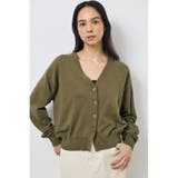KHA | Vネックベーシックニットカーディガン | AZUL BY MOUSSY