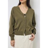 Vネックベーシックニットカーディガン | AZUL BY MOUSSY | 詳細画像18 
