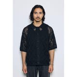 デザインメッシュニットシャツ | AZUL BY MOUSSY | 詳細画像5