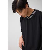 リップルパイピング刺繍T | AZUL BY MOUSSY | 詳細画像13 