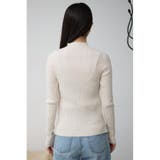 ランダムリブハイネックニットトップス | AZUL BY MOUSSY | 詳細画像7 