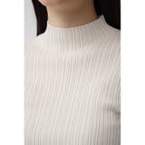 ランダムリブハイネックニットトップス | AZUL BY MOUSSY | 詳細画像8 