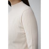 ランダムリブハイネックニットトップス | AZUL BY MOUSSY | 詳細画像9 