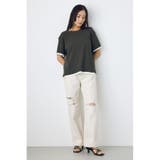 AZUL DENIM ダメージストレートデニム ロング丈 | AZUL BY MOUSSY | 詳細画像10