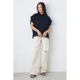 AZUL DENIM ダメージストレートデニム ロング丈 | AZUL BY MOUSSY | 詳細画像9