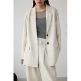 L/BEG1 | ベルト付きテーラードジャケット | AZUL BY MOUSSY