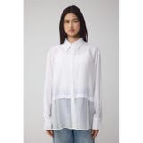 C/T冷感 切替シアーデザインシャツ | AZUL BY MOUSSY | 詳細画像5 