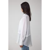 C/T冷感 切替シアーデザインシャツ | AZUL BY MOUSSY | 詳細画像6 