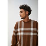 BIG CHECK JACQUARD KNIT | AZUL BY MOUSSY | 詳細画像22
