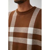 BIG CHECK JACQUARD KNIT | AZUL BY MOUSSY | 詳細画像28