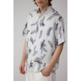 柄GRY5 | シルキードッツ総柄シャツ | AZUL BY MOUSSY